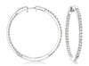 Silver Tennis Hoops