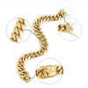 Gold Mini Miami Cuban Anklet