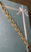 Gold Gucci Puff Bust Down Anklet