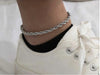 Silver Rope Anklet