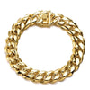 Gold Miami Mini Cuban Bracelet